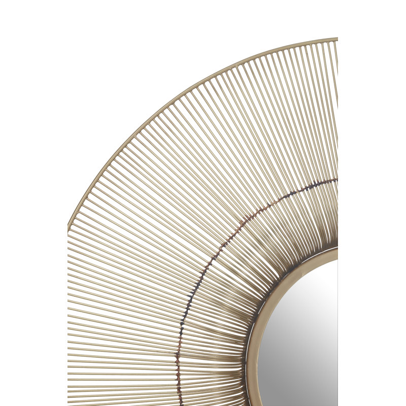 Buckland Metal Flat Wall Mirror