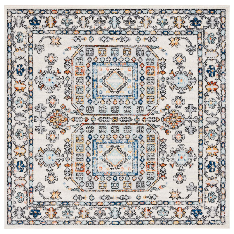 Chun Tulum Performance Oriental Rug, Square 6'7"