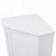 Armoire de rangement d'angle blanche avec plateau réglable-1592308228