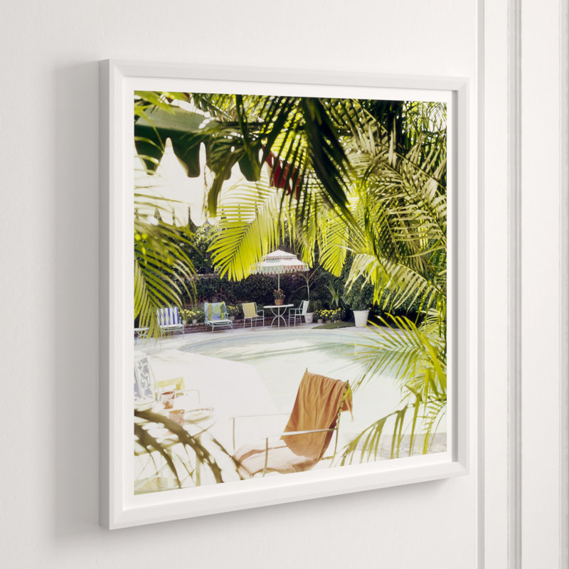 Swimming Pool At Lilly Pulitzer's Giclee Print by Horst P. Horst