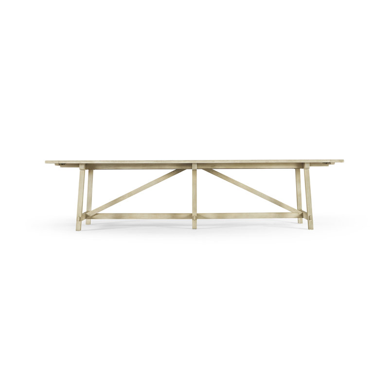 Sidereal Solid Oak Dining Table, Stripped Oak