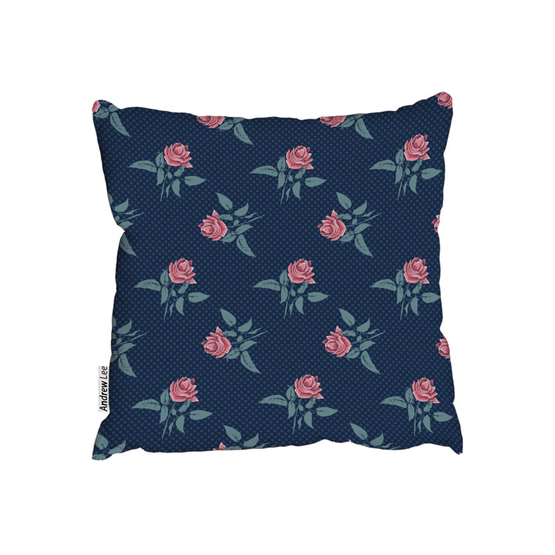 Floral Square Throw Cushion, 45 x 45cm