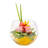 Restaurantware-4 Ounce Round Plastic Bowls, 5 Disposable Sphere Cups - Reprocessable, Does Not Shatter Easily, Clear Plastic Appetizer Bowls, Versatile, For Weddings, Parties, Or Birthdays-12464116-117871824
