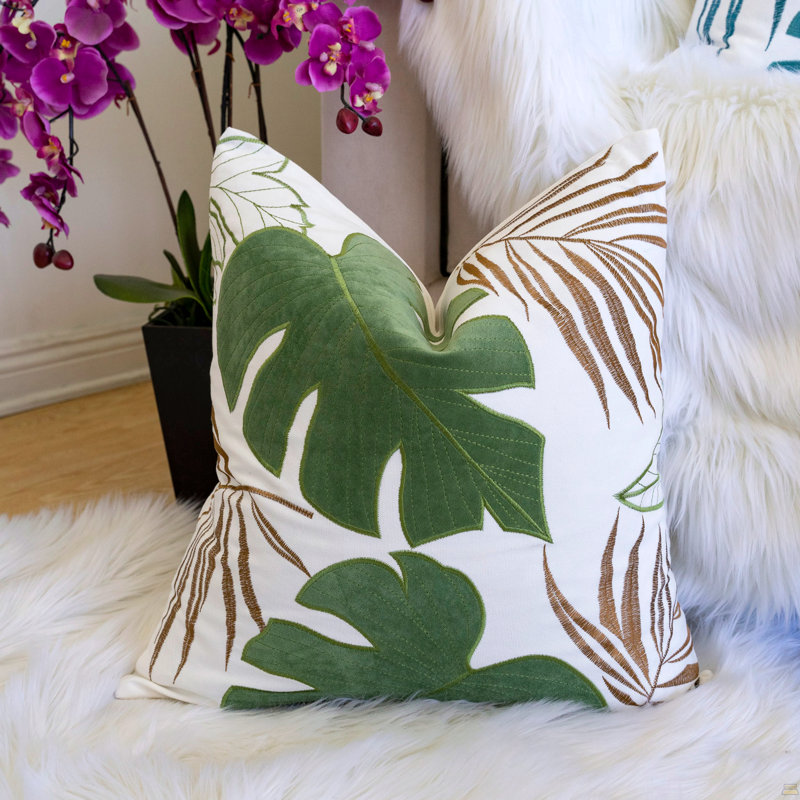 Coussin décoratif Autumn Vibes, Simple, Vert