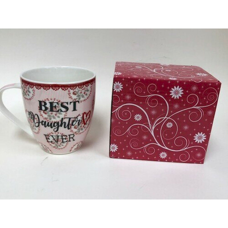 Deon Porcelain Coffee Mug, Best Daughter Ever