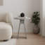 Chen Modern Side Table Minimalist with Round Top-881942843