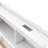 White Twin L-Shaped Bed With Bookcases, Built-In Power Outlets And Two Storage Drawers - Space Organized Design Size Outlets, Ports Pine Wood For Long-Lasting Use