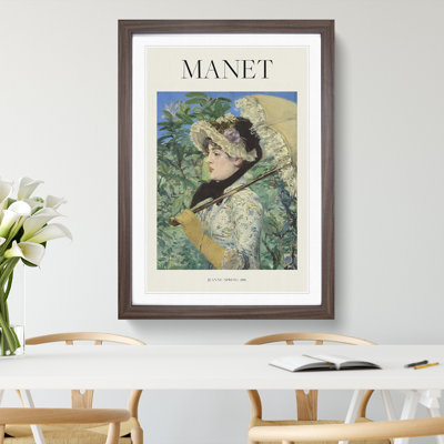 Jeanne Spring by Edouard Manet - Picture Frame Art Prints