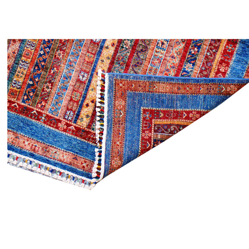 Afghan Wool Geometric Area Rug