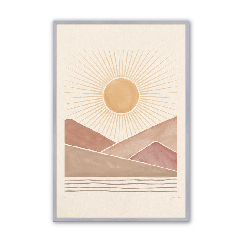 «Sunrise Serenity», H 15,25 po x l 12,25 po, Chrome poli
