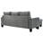 77" Wide Velvet Reversible Sofa & Chaise-39745695