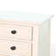 Console multimédia Lesy, 82 po, 6 tiroirs 2 portes, crème-118124017