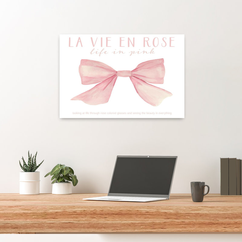 Life In Pink by Cindy Jacobs - Wrapped Canvas Print, 40.64cm H x 60.96cm W
