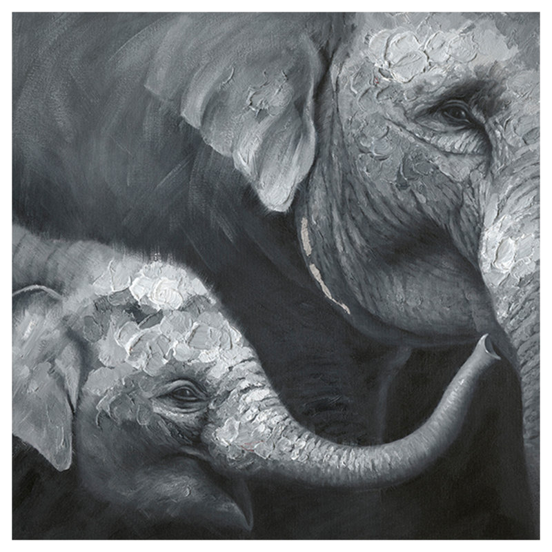 « ultimate love », impression sur toile grise