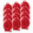 Sterilite Clear Lid Red Base Nesting Storage Christmas Wreath Box (12 Pack)