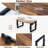Toilet Stool Foldable,7,8,9 in Adjustable Height