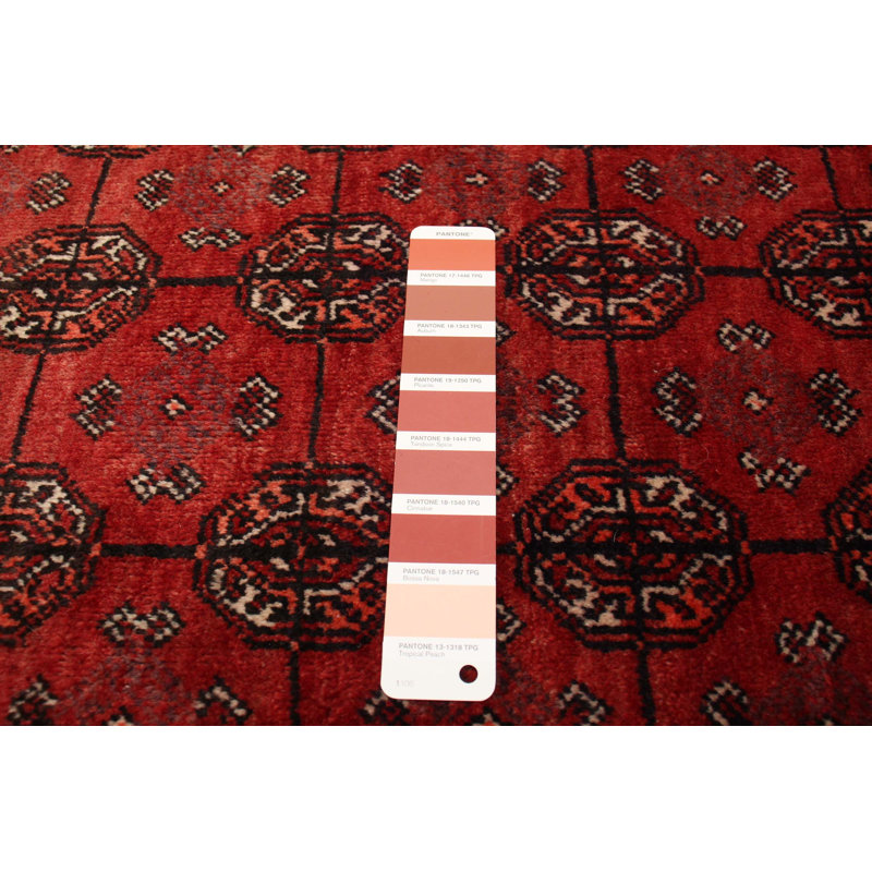 Tapis unique en laine noué à la main 4 pi 1 po x 6 pi 10 po nouvel âge Macaluso