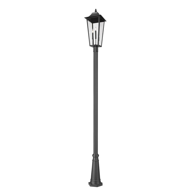 Luminaire d'extérieur 3 lumières Barling, H 125,5 po x l 12 po x P 12 po