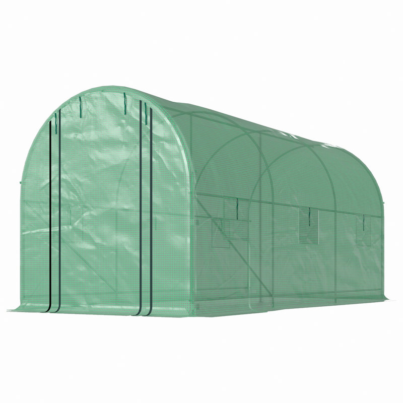 Walk-In Greenhouse With 2 Support Rods
