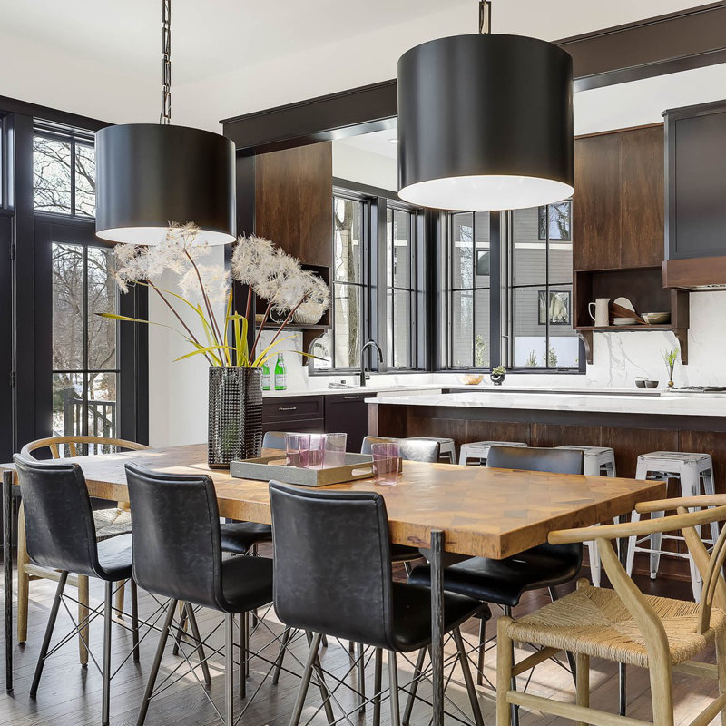 Alston 6 - Light Chandelier, Matte Black