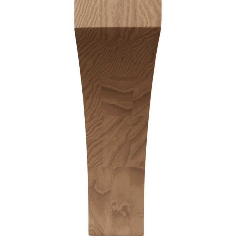 Corbeau en bois Lawson, H 6 po x l 3 po x P 3,5 po, Acajou