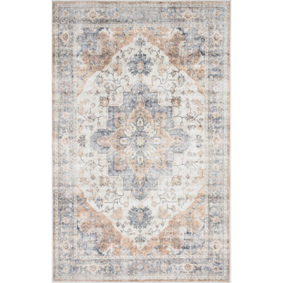 Whitley Mystical Blue Machine Washable Soft Touch Area Rug