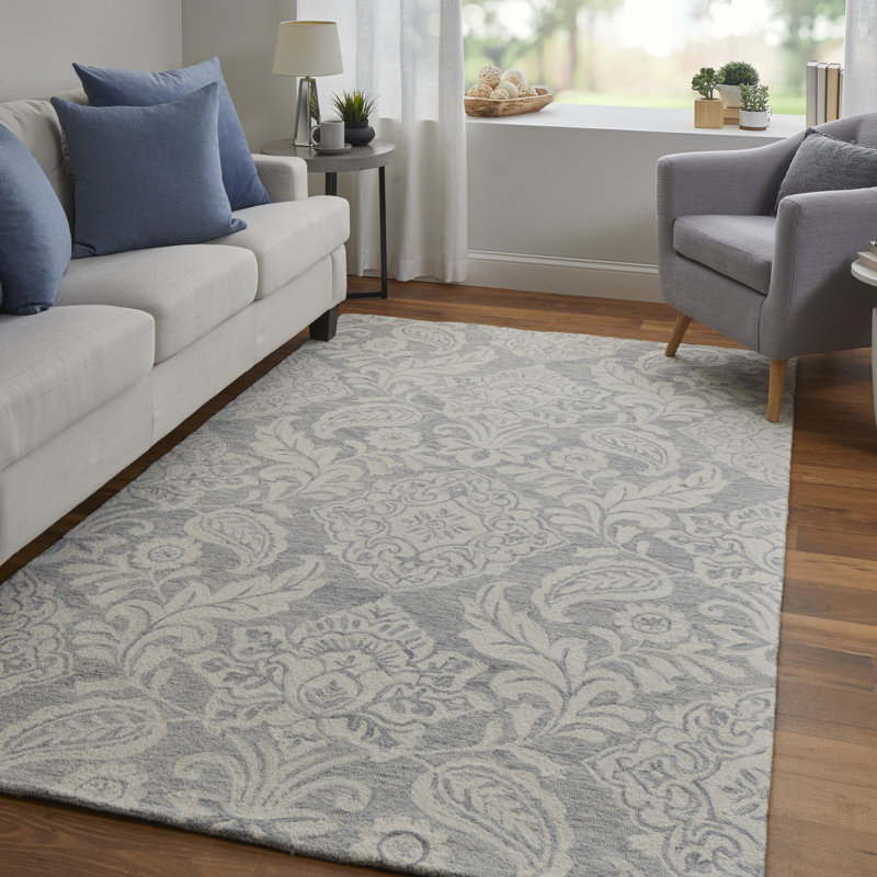 Armando Performance Wool Floral Indoor Rug, Rectangle 12' x 15'
