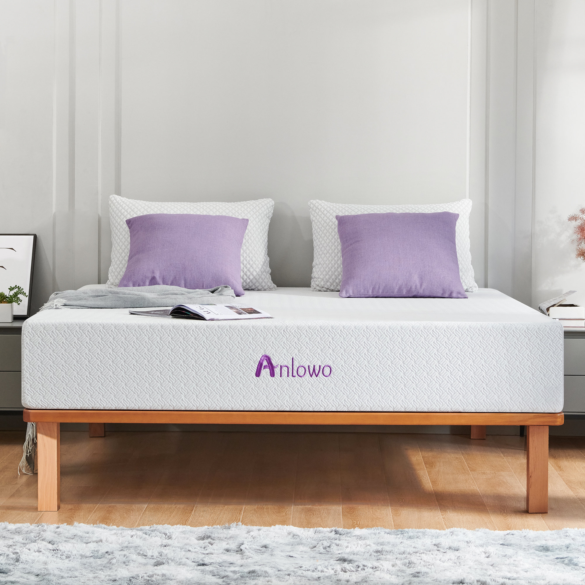 Anlowo Tri-folding Memory Foam Mattress with Washable Cover & 10 Years  Warranty & Reviews