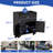 34.3" Rolling Heavy-Duty Metal Tool Cabinet With 3 Drawers & Lockable Door For Garage And Workshop Storage.