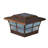 Prestige Solar Powered Integrated LED Fence Post Cap Light 4 in. x 4 in. with Base Adapter Included-23282570-23282566