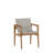 Coast Teak Arm Chair Canvas Sling-27854066