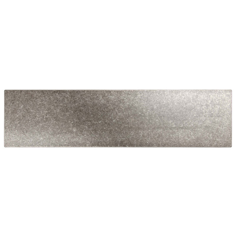 Encore Metal Antique Nickel 7.5cm x 30.5cm. Wall Tile ( 6 Tiles in Pack)