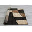Tapis chocolat / noir / crème Aftan-12283618