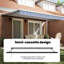 Ebern Designs Fabric Cover Retractable Patio Awning-103878065-103878067