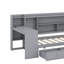 Lit de jour en bois avec 3 tiroirs, ports USB et bureau-292009041-292009047