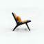 Chaise d'appoint Modern Boho - Structure en bois massif - Style scandinave-2110533548