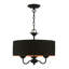 Lustre suspendu en laiton antique 3 lumières-1467851221