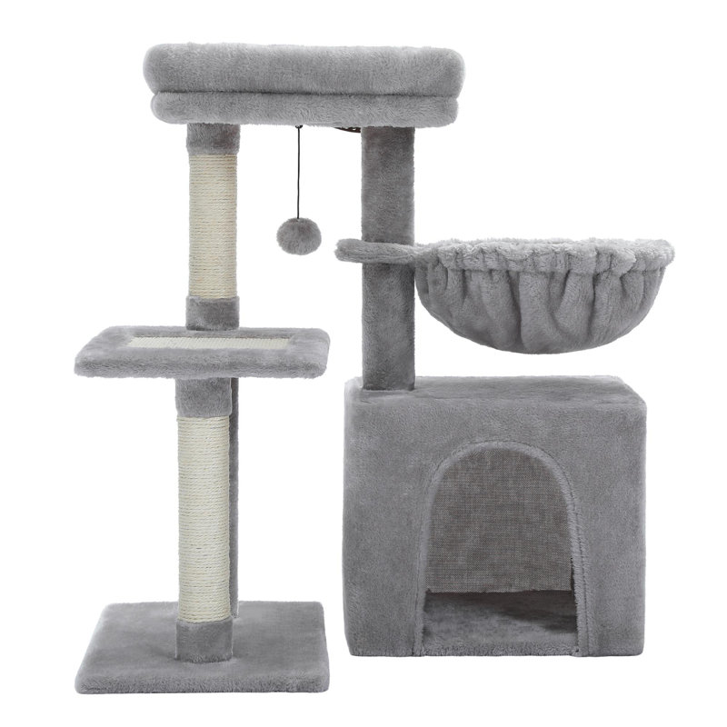 Tour à chat 28,5 pouces, Gris