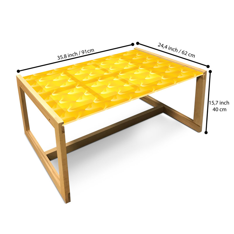 Jakyria Sled Coffee Table, 90cm H x 62cm W x 40cm D