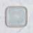 Paros-Aqua Premium Porcelain Miniature Square Plate, Aqua, 4.5x4.5 | Microwave & Dishwasher Safe