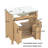 30" Single Bathroom Vanity With Ceramic Top-1679243965
