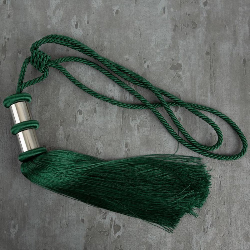 Hallee Fabric 38cm Curtain Tieback, Green