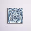 «Indigo Ornament II», peinture sur toile tendue-857946820