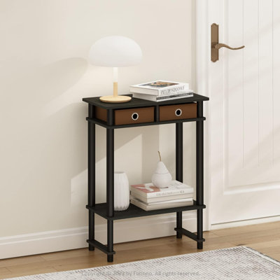 Hallway Console Table With, Espresso/Brown