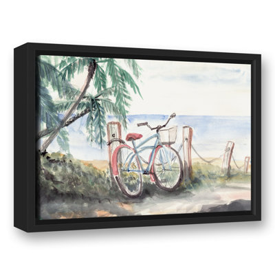 Vélo de plage sur toile
