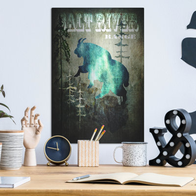Wind River III' by Lightbox Journal, Metal Wall Art