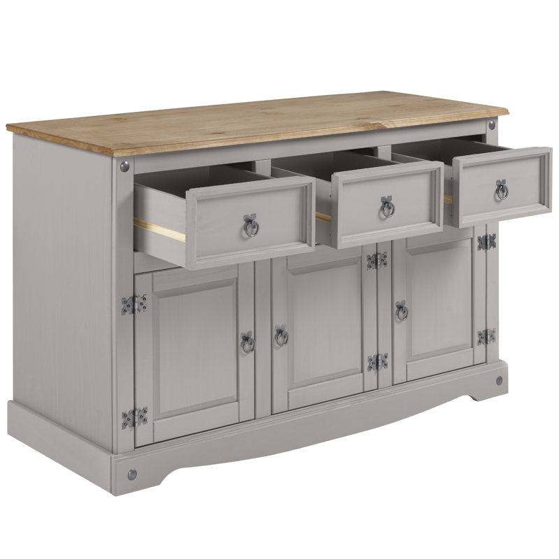 Corona 65.91'' Sideboard, Gray Wash, 29.88" H x 49.25" W x 15.75" D