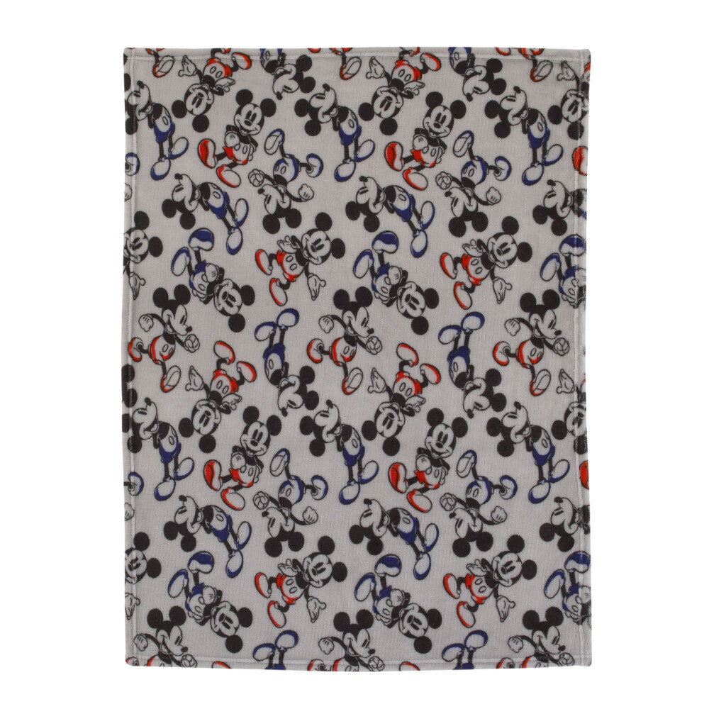 Grey mickey mouse online blanket