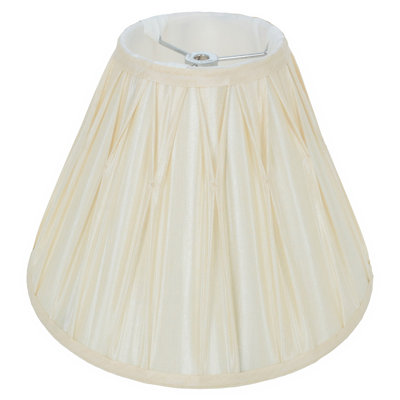 Abat-jour empire en soie / shantung (araignée)