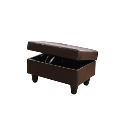 Faux Leather Upholstered Storage Bench